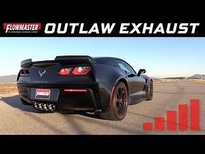 2014-19 Corvette Z06 6.2L with 2V NPP - Outlaw Axle-back Exhaust System 817763