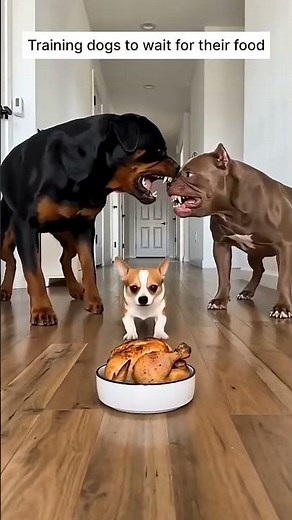Two Dogs Fighting Over Food 😂🐶 | Ending Will Surprise You!