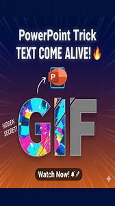 How To Fill Animated GIF in Text | PowerPoint Tutorial | The Teacher