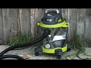 Smashing a Ryobi RVC-1220I-G Wet & Dry Vacuum Cleaner with Motor Burn Out