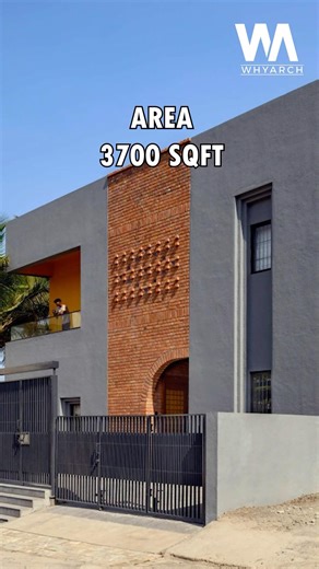 Epic 3700 SQFT House | House of Contrast |#shorts #whyarch #architecture #homedesign