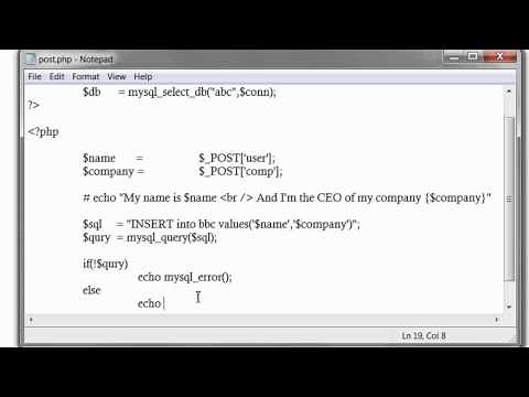 Insert And Extract/Fetch Data From Database using PHP Script
