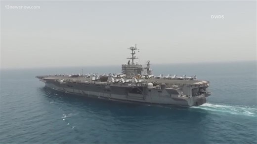 Norfolk-based USS Harry S. Truman collides with ship in Mediterranean Sea