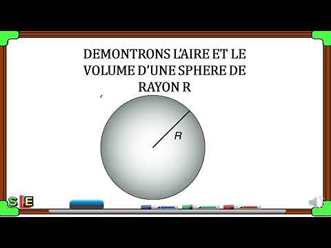 AREA AND VOLUME OF A SPHERE (DEMONSTRATION USING THE ELEMENTS OF SURFACE AND VOLUME)