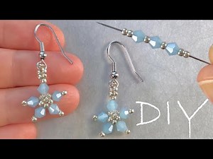 Flower Beaded Earrings Tutorial - Make Your Own Seed Bead Flower Earrings!