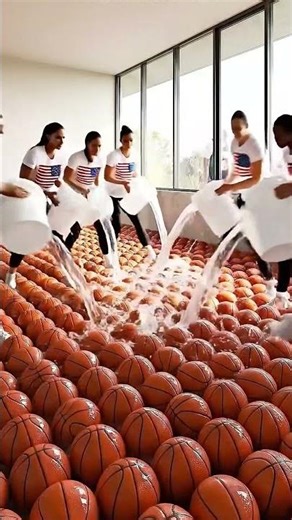 Grandpa’s Dream Basketball Room… The Final Result Shocked Everyone! 😱🏀✨