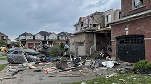 A tornado seriously damaged homes in Barrie, Ont., after a storm tore through the region. Police in Barrie, which is about 115 kilometres north of Toronto, said they are responding to 'multiple reports of damage' in the southeast part of the city. | CBC Politics