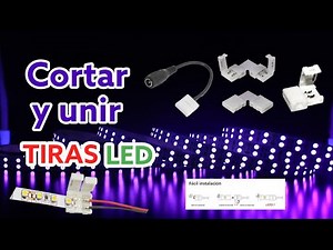 Cortar y unir Tira Led ✅ Te enseño como hacerlo….