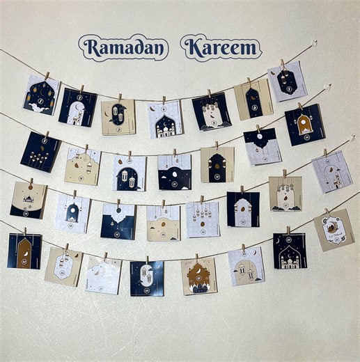 Ramadan Garland and Calendar / Wall Decoration – Adult - Etsy