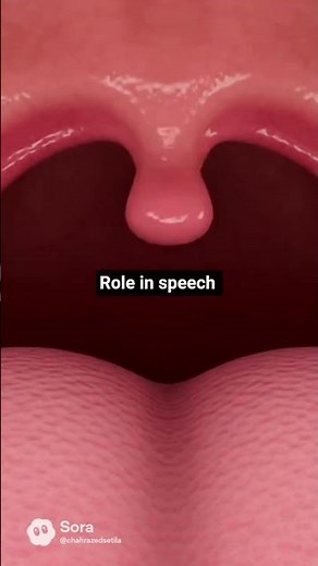 The Uvula: Structure, Function, and Importance in the Throat #shortvideo