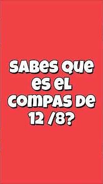 Aprende el Compás de 12/8