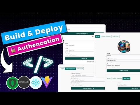 MERN Stack Auth Project | JWT, Redux, Cloudinary, Nodemailer, Deploy