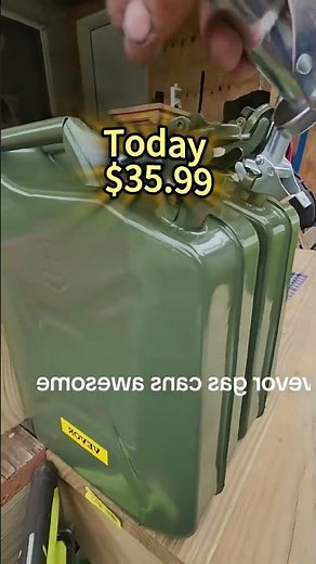 Durable steel fuel cans with locking caps: portable fuel storage solution#fuelstorage