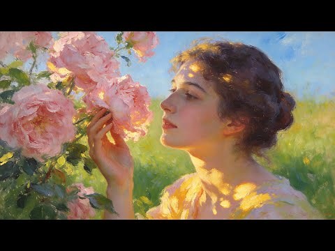Visual Poem | Inspired by Claude Monet | A Woman in the Garden