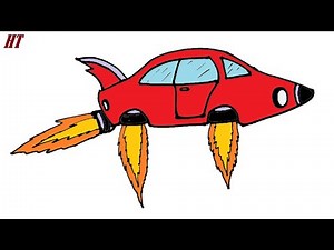 How to Draw a Flying Car