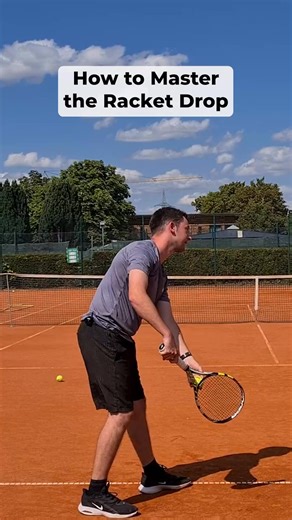 Comment ‘Elbow’ to receive the FREE video👇🏼 In this video, OTI instructor James Ludlow explains how to master the racket drop like the pros💪🏼 #tennis #serve #racketdrop #tips #reels | Online Tennis Instruction