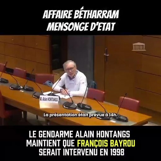 39K views · 206 reactions | Affaire Bétharram, de nouvelles révélations. Le député LFI Paul Vannier, a interrogé l'ex gendarme Alain Hontangs lors de la commission d'enquête sur la potentielle intervention de François Bayrou dans les années 90. Sa réponse est claire: Oui, François Bayrou savait. Le mensonge d'un politicien devenu premier ministre, devient donc un mensonge d'Etat. #bayroucassetoi | Cerveaux non disponibles | Facebook