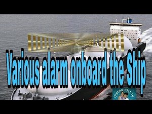 VARIOUS ALARM ONBOARD THE SHIP