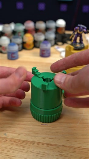 🔍 Miniature Painting Vase 3D Printed