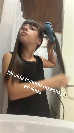 Mi vida offline: Planchando el pelo y estilo