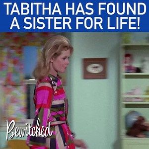 Tabitha (Erin Murphy) invites her friend Lisa (Venetta Rowles) over and she gives both of them polkadots to look like sisters. It's up to Samantha (Elizabeth Montgomery) to fix it before Lisa's parents arrive. From Season 7, Episode 13 'Sisters At Heart' - When Tabitha wants to be sisters with her black friend Lisa, she casts a spell and they both end up polka-dotted. Through another misunderstanding Darrin's client wants him off the account because he thinks that Lisa is his daughter. The episo