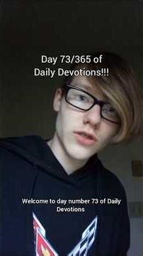 Day 73 of Daily Devotions #series #jesuschrist #god #christian #devotional #dailydevotions #jesus