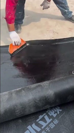 Smooth Application of Waterproofing Membrane on Concrete Surface