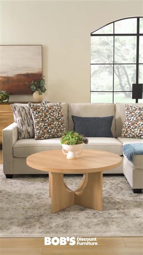 8K views · 37 reactions | Meet my Quinn chofa, a living room upgrade that looks as good as it feels ✨ #QuinnChofa #BobsDiscountFurniture https://mybobs.shop/4p2vEwj | Bob's Discount Furniture | Facebook