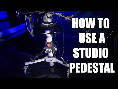 Vinten Studio Pedestal Operation