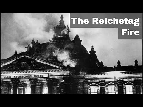 27th February 1933: Reichstag building in Berlin set on fire in an arson attack