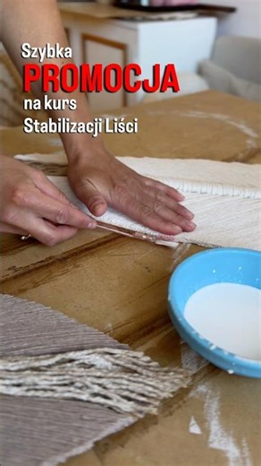 Jak usztywnić liście z makramy? #makrama