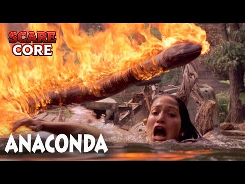 They Set The World's Deadliest Snake On Fire | Anaconda (1997) | ScareCore