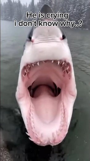 The Shark Was Crying… What He Did Next Shocked Everyone 🦈#rescue #animals #shark