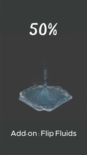 Flip Fluids Blender #addon #blender #render #simulation #water #eau blender