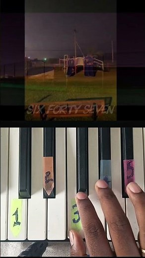 Six Forty Seven (Backrooms) - Piano Tutorial 🎹 #piano #easy