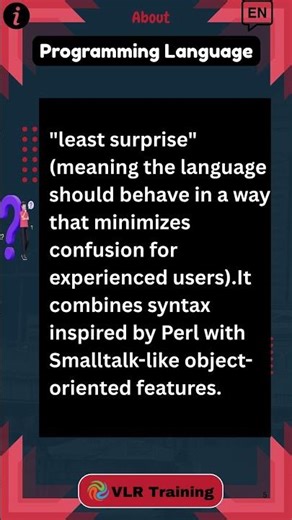 About Ruby programming Language