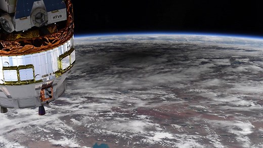 11K views · 285 reactions | HOW COOL  Astronauts at the International Space Station captured a snapshot that no greeting card can rival, a unique view of the solar eclipse as seen from outer space. https://bit.ly/2YUccXA | WFLA News Channel 8 | Facebook
