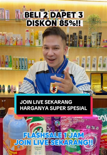 HARGA SPESIAL DAN DISC SAMPE 85%🥳 JOIN DI MALL DAY HARI INI, DAN DAPETIN HARGA SPESIAL BUAT KAMU!!! JOIN LIVE SEKARANG JUGA 🥳🥳🥳 #jordionsu #wipol #rinsocair #mallday