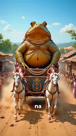 Grandma's giant frog became a hero in the flood!