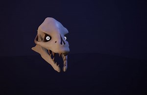 3D Asset - Gaster Blaster (Judgement Hall 1/4), Marcus Charles