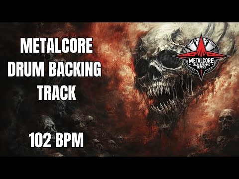 102 BPM Metalcore Drum Track – Mid-Tempo Power Groove