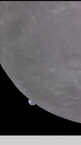 510K views · 30K reactions | The Earth and Moon seen by the #Orion spacecraft during its flyby as part of #Artemis1 mission | Amazing SPACE | Facebook