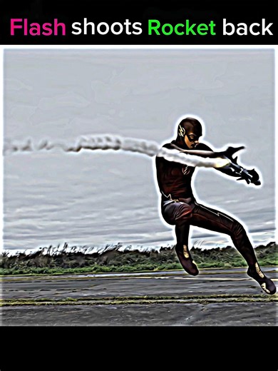 Flash shoots Rocket back #shorts #flash #dccomics