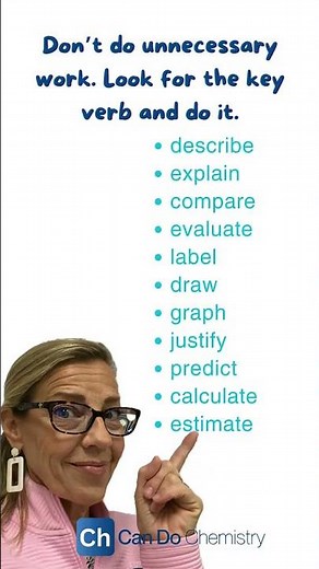 AP Chemistry exam tips #apexamprep #apexams #apchemistry #apchem