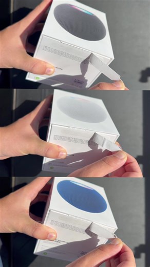 Unboxing 3 HomePod mini’s in 3 Different Colours 🔈 #apple #tech #unboxing #homepodmini #homepod