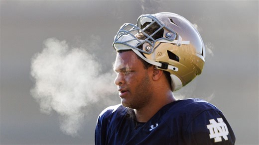 Notre Dame football star breaks arm in ATV accident