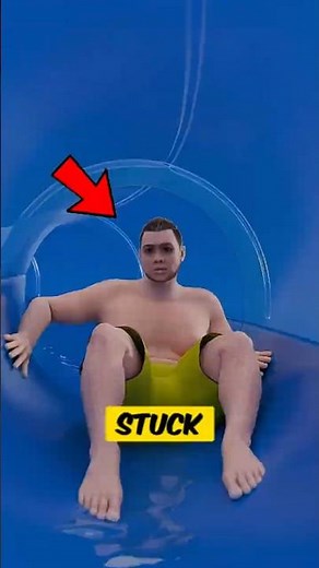 If You Ever Get Stuck in a Water Slide, Don’t Panic—Do This Instead!