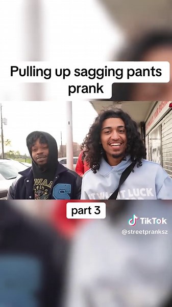 part 3 | Pulling up sagging pants prank | Credits:YungMooch | #fyp #foryoupage #funny #yungmooch #prank
