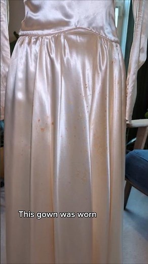 1940s Vintage Wedding Dress Restoration: Surprise Anniversary Gift Part 1