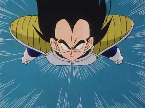 Goku Vs Vegeta (ocean dub version) battle begins
